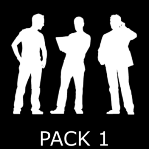 3 Escalas Humanas Revit (PACK 1)