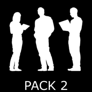 3 Escalas Humanas Revit (PACK 2)